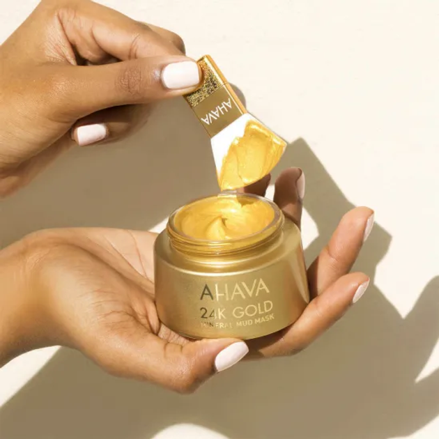Маска для обличчя Ahava 24K Gold Mineral Mud 50 мл (697045156788) - зображення 3