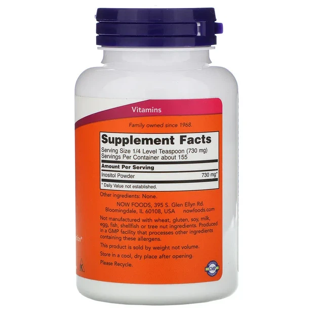 Now Foods Inositol Powder 113 г (4384304356) - зображення 2