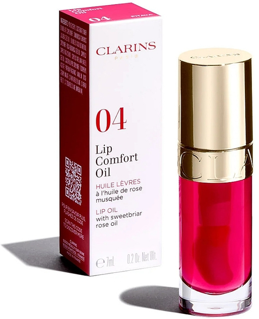 Олія-блиск для губ Clarins Lip Comfort Oil 04 Pitaya 7 мл (3666057037450) - зображення 3