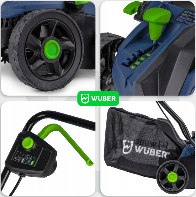 Аэратор, скарификатор Wuber 32см 1300Вт - Фото 8 Аэратор, скарификатор Wuber 32см 1300Вт - изображение 8