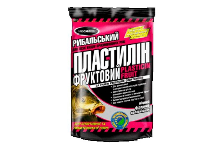 Пластилін Megamix 500г "Фруктовий" (8412002016) - Фото 1 Пластилін Megamix 500г "Фруктовий" (8412002016) - зображення 1