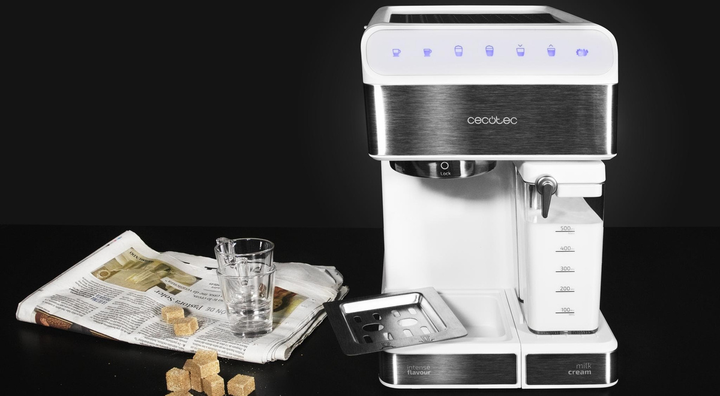 Кавоварка рожкова Cecotec Bianca Power Instant - Ccino 20 Touch (01557) - зображення 3