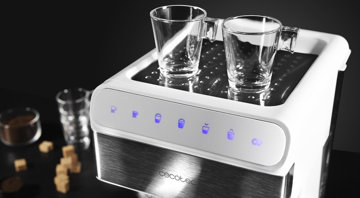 Кавоварка рожкова Cecotec Bianca Power Instant - Ccino 20 Touch (01557) - зображення 6