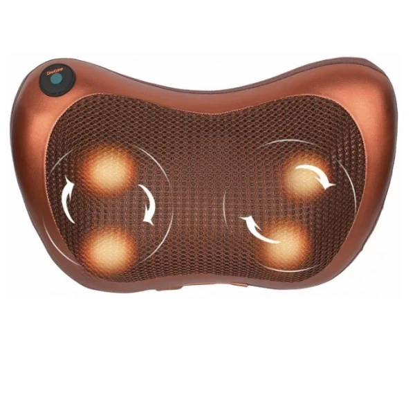 Беспроводная роликовая массажная подушка с инфракрасным прогревом Massage Pillow 8028 - изображение 10