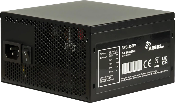 Блок живлення Inter-Tech ArgusNT BPS-850 (88882242) - зображення 2