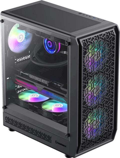 Корпус GameMax Forge AB з 6 ARGB вентиляторами - Фото 3 Корпус GameMax Forge AB з 6 ARGB вентиляторами - зображення 3