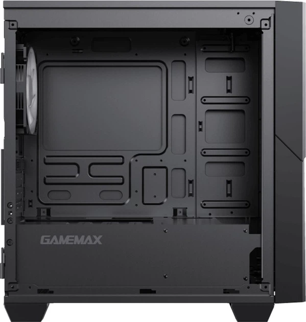 Корпус GameMax Cyclops BG з 2 ARGB вентиляторами - Фото 9 Корпус GameMax Cyclops BG з 2 ARGB вентиляторами - зображення 9