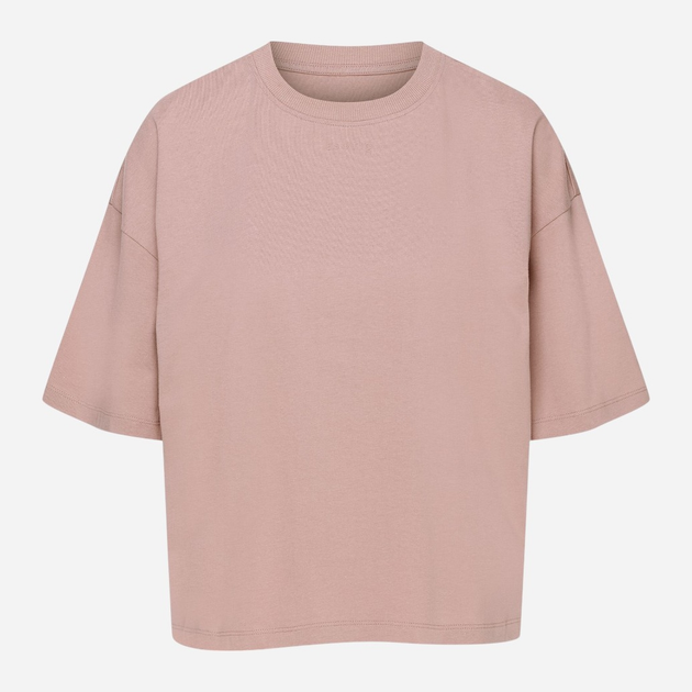 Футболка бавовняна оверсайз жіноча Esotiq Ruthie 42493-39X M Рожева (5903972504512) - зображення 5