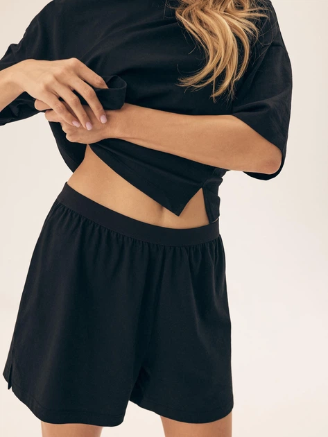 Koszulka damska oversize bawełniana Esotiq Ruthie 42493-99X S Czarna (5903972504581) - obraz 5