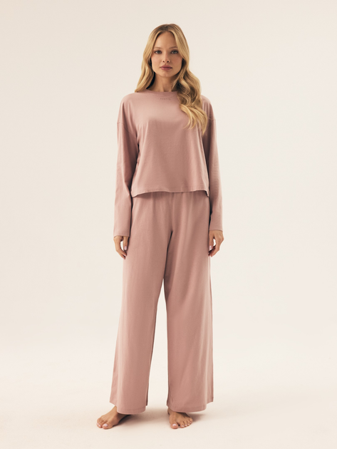 Лонгслів жіночий Esotiq Ruthie 42648-39X L Рожевий (5903972501276) - зображення 3