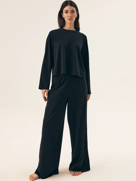 Лонгслів жіночий Esotiq Ruthie 42648-99X S Чорний (5903972501337) - зображення 3