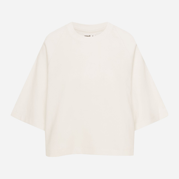 Koszulka damska oversize bawełniana Bloovii Mavere 43066-01X L Kremowa (5903972580196) - obraz 6