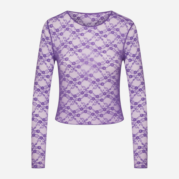Top damski z długim rękawem Bloovii Selina 43218-45X S Fioletowy (5903972577714) - obraz 4