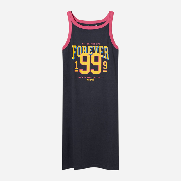 Нічна сорочка жіноча бавовняна Bloovii Forever 43063-59X S Темно-синя (5903972576878) - зображення 5