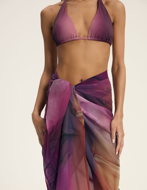 Pareo plażowe damskie Esotiq Tango 42423-49X One Size Fioletowe (5903972500149) - obraz 11