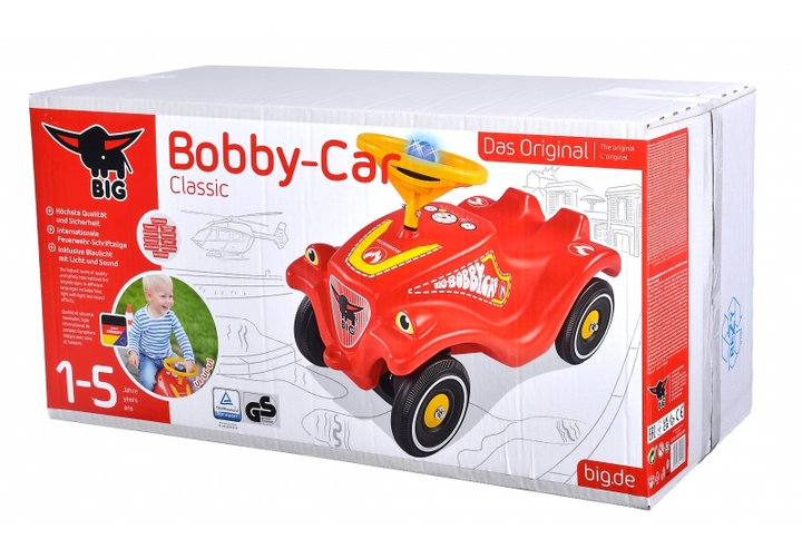 Толокар BIG Bobby Car Пожежна 56128 (4004943561280) - зображення 12