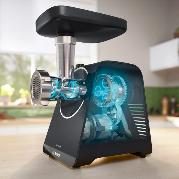 М'ясорубка Bosch MultiPower Серія 4 MFWS435B з насадкою соковижималкою - зображення 5