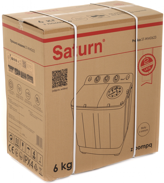 Pralka wirnikowa Saturn ST-WM0623 Gray - obraz 11