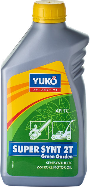 Набор Моторное масло Yuko Super Synt 2T Green Garden 1 л + Смазка редукторная Yuko Redus Universal для Мотокосы 100 г (4820070241594+4820070244014) - изображение 2