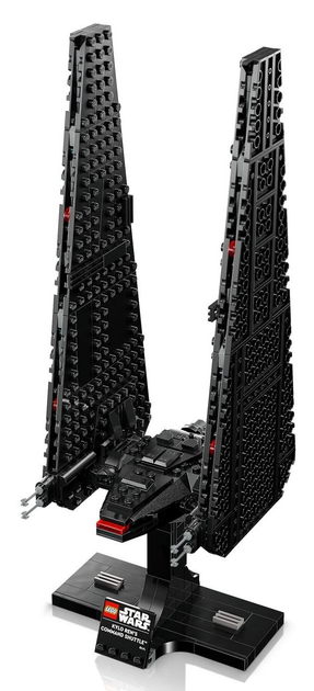 Klocki konstrukcyjne LEGO Star Wars Wahadłowiec dowodzenia Kylo Rena 386 elementów (75406) - obraz 7