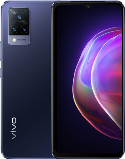 Мобільний телефон Vivo V21 5G 8/128 GB DualSim Dusk Blue (6935117834160) (869408058812780) - Уцінка - зображення 1
