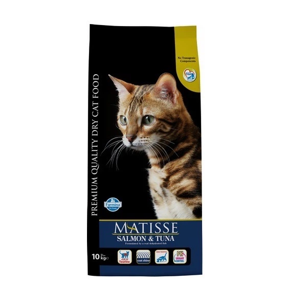 Сухий корм з лососем та тунцем для котів Farmina Matisse Salmon & Tuna, 10 кг - Фото 1 Сухий корм з лососем та тунцем для котів Farmina Matisse Salmon & Tuna, 10 кг - зображення 1