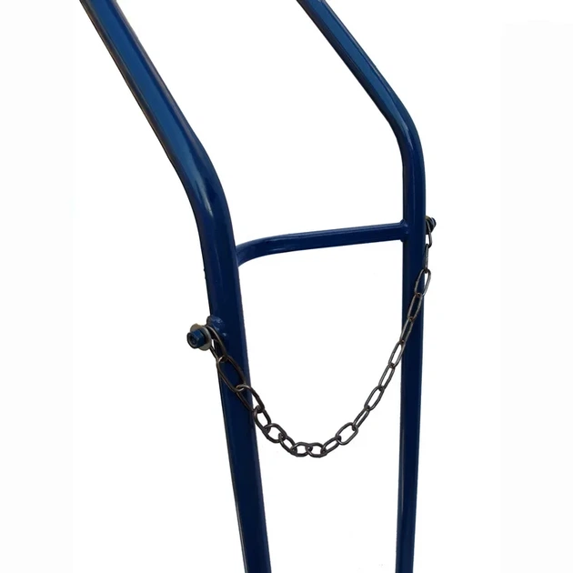 Тележка для баллона кислород углекислота аргон ацетилен гелий прочная надежная на колесах до 200 кг - изображение 5