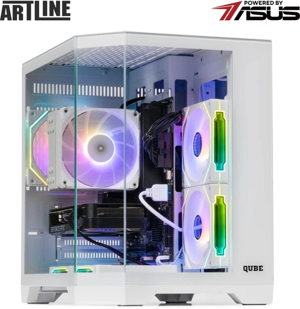 Компьютер ARTLINE Gaming X69WHITE (X69WHITEv42) -- AMD Ryzen 5 7500F / RAM 32 ГБ / SSD 1 ТБ / nVidia GeForce RTX 5060 Ti, 16 ГБ - изображение 10