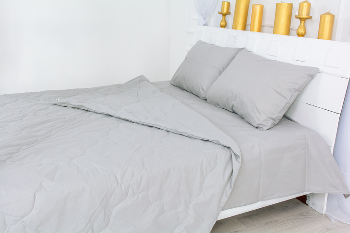 Літній постільний комплект MirSon №2440 Modal 116-5703 Light Gray ковдра 220х240 см + наволочки 2 х 50х70 см + простирадло 220x240 см від Rozetka на платформі USKIDKA Акція на Літній постільний комплект MirSon №2440 Modal 116-5703 Light Gray ковдра 220х240 см + наволочки 2 х 50х70 см + простирадло 220x240 см від Rozetka