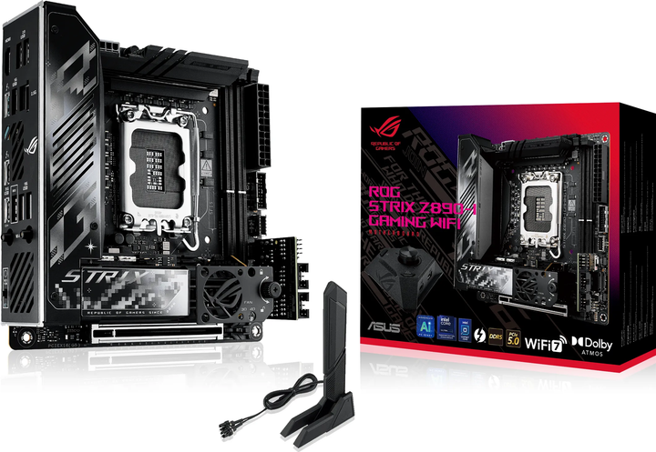 Материнська плата ASUS ROG Strix Z890-I Gaming WiFi (s1851, Intel Z890, PCI-Ex16) (90MB1IC0-M0EAY0) - зображення 12