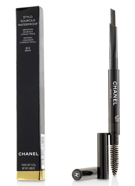 Водостойкий карандаш для бровей Chanel Stylo Sourcils Waterproof 812 Ebène 0.27g - изображение 2
