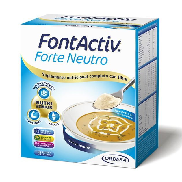 Suplement diety Ordesa Fontactiv Forte Neutral 14 szt (8426594048440) - obraz 1