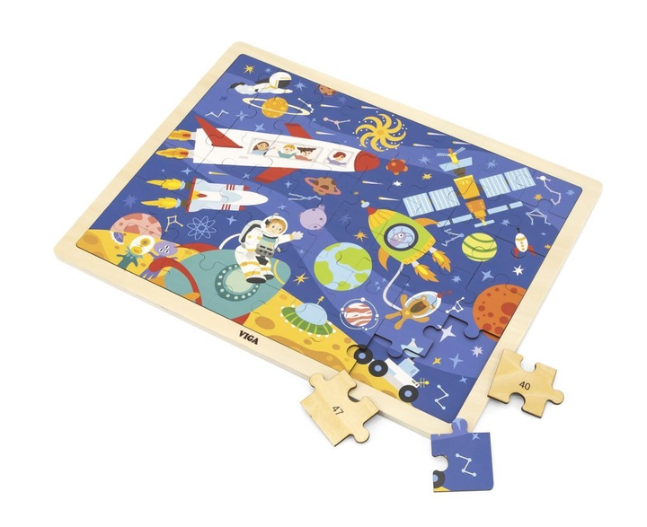 Puzzle PolarB Viga na podkładce 48 el. poznajemy Kosmos 44586 (6971608445866) - obraz 3