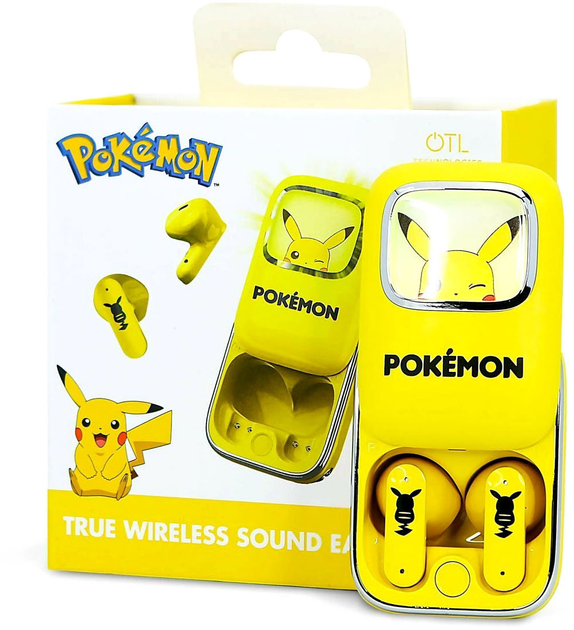Słuchawki OTL Technologies Pokemon Pikachu Slide TWS Yellow (5055371628884) - obraz 3