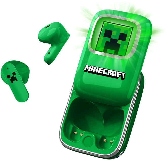 Słuchawki OTL Technologies Minecrarft Slide TWS Green (5055371629331) - obraz 3