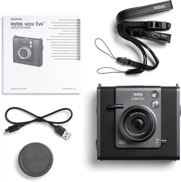 Aparat do natychmiastowego drukowania Fujifilm Instax Wide EVO Black (4547410543377) - obraz 14
