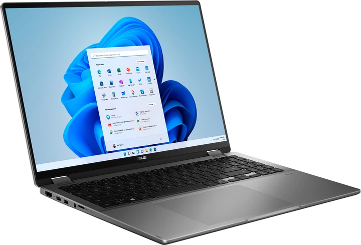 Laptop ASUS VivoBook 16 Flip TP3607SA-RJ033W (90NB1511-M001U0) Matte Gray - obraz 3