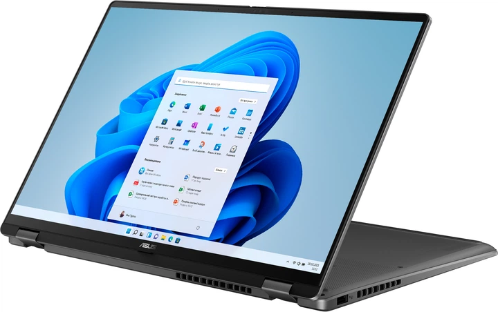 Laptop ASUS VivoBook 16 Flip TP3607SA-RJ033W (90NB1511-M001U0) Matte Gray - obraz 6