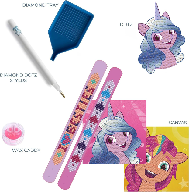 Набір для створення алмазної вишивки Diamond Dotz Dotzies My Little Pony 28460 (4895225928460) - зображення 3