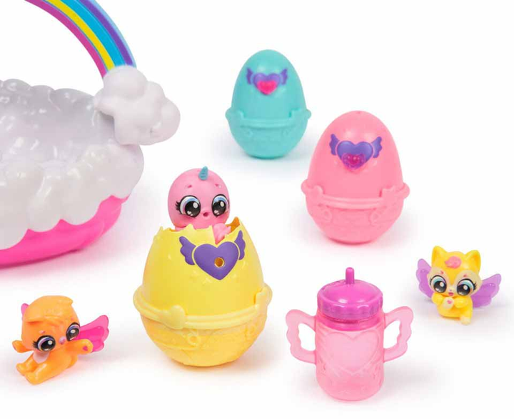 Zestaw Hatchimals Alive Neon Rainbow Basket 6072741 (681147062993) - obraz 3