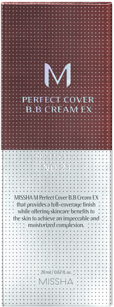 Krem BB Missha M Perfect Cover SPF42 №23 Natural Beige odżywczy 50 ml (8809747940721) - obraz 3