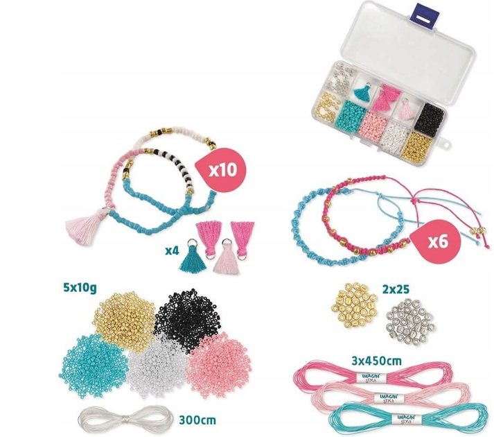 Zestaw do tworzenia bransoletek Maped Creativ Imagin Style 907401 (3154149074013) - obraz 5