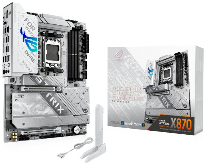 Материнська плата ASUS ROG STRIX X870-A GAMING WIFI (sAM5, AMD X870, PCI-Ex16) - зображення 12