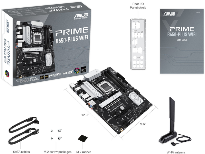 Płyta główna Asus PRIME B650-PLUS Wi-Fi (sAM5, AMD B650, PCI-Ex16) - obraz 8