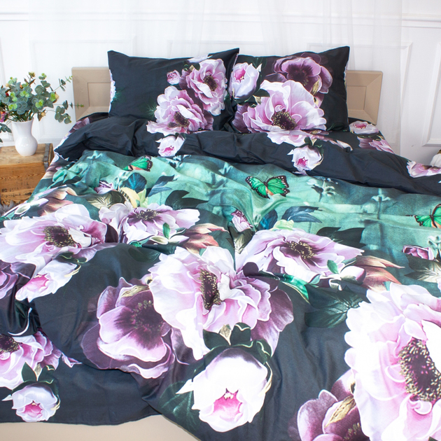 Простирадло MirSon Сатин 22-1286 Wonderful flowers 200х220 см від Rozetka на платформі USKIDKA Акція на Простирадло MirSon Сатин 22-1286 Wonderful flowers 200х220 см від Rozetka