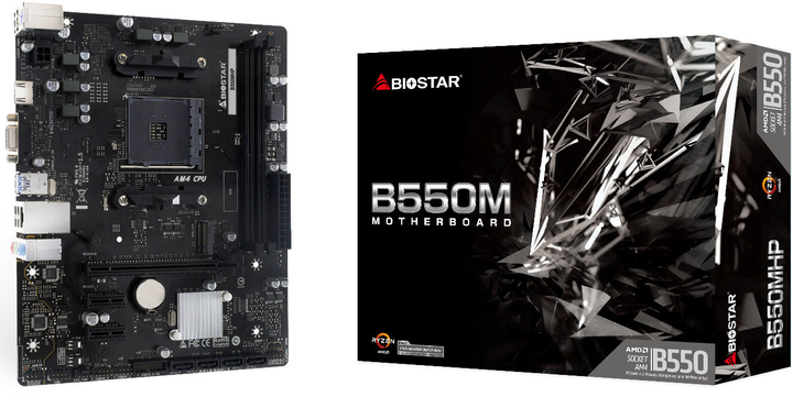 Материнська плата Biostar B550MHP (sAM4, AMD B550, PCI-Ex16) - зображення 4