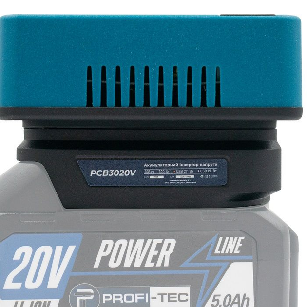 Мощный аккумуляторный инвертор напряжения PROFI-TEC PCB3020V POWERLine : без АКБ - изображение 6