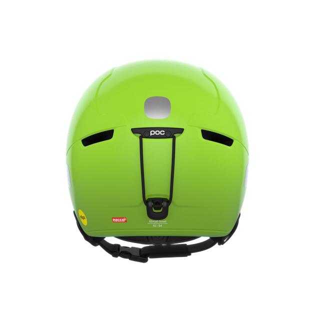 Дитячий лижний шолом POC Pocito Obex MIPS, флуоресцентний жовтий / зелений, XS / S (ПК 104748234xS1) - зображення 4