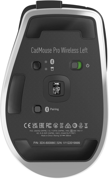 Mysz 3Dconnexion CadMouse Pro Wireless Left (3DX-700117) - obraz 5