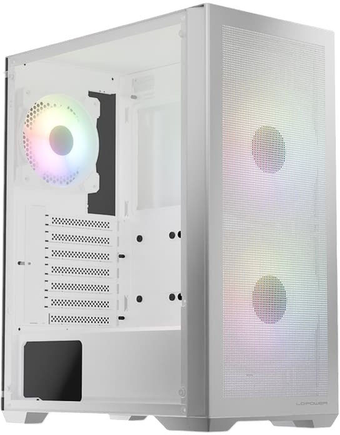 Obudowa LC-Power Gaming 717W Meshwork_L Light Miditower White (LC-717W-ON) - obraz 1